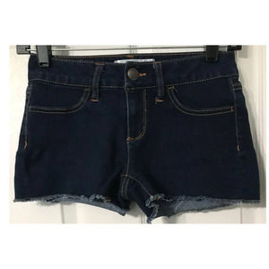 NO BOUNDARIES WOMEN JUNIORS LOW RISE DENIM SHORTS, Size 1